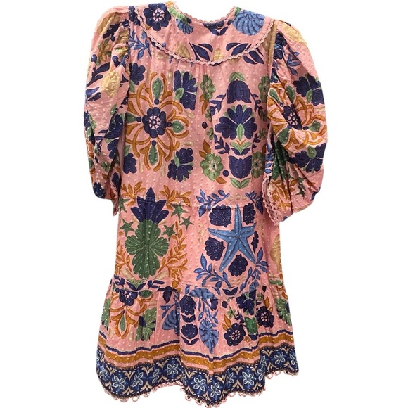 FARM Rio Seashell Tapestry Pink Mini Dress - Picture 3 of 8